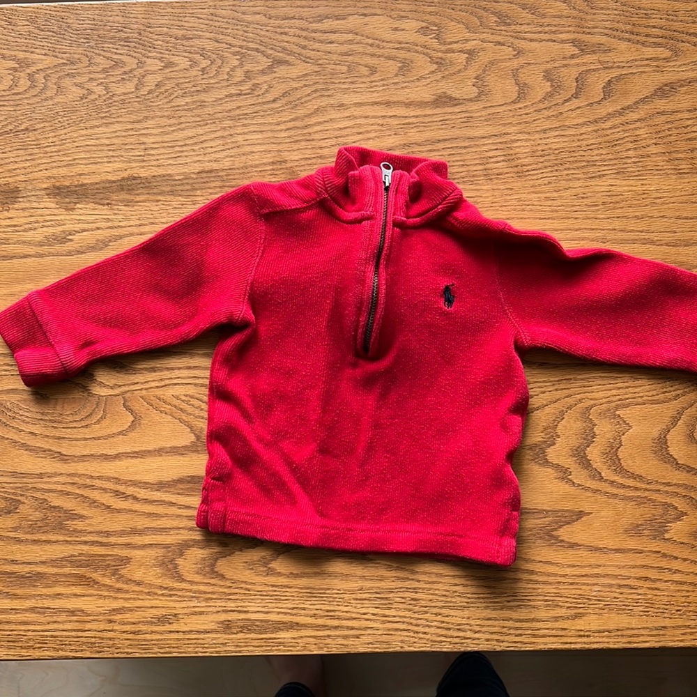 Red Ralph Lauren Sweater 12 months